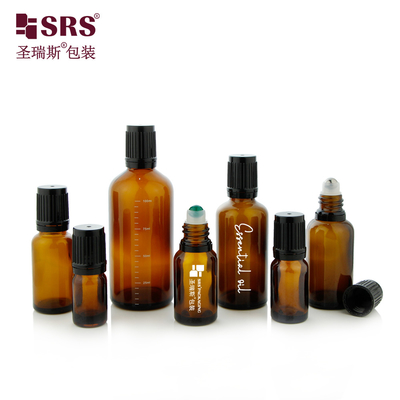 Bouteille à rouleaux en verre de 100 ml Capacité huile essentielle liquide Avantage Aucune fuite