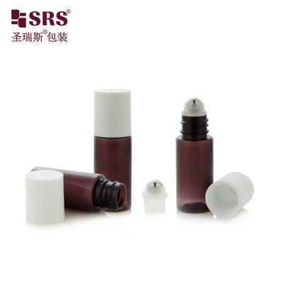 Taille de poche Couleur nue Injection en plastique soufflant personnalisé Couleur solide Anti-démangeaisons Liquide 15 ml Bouteille en rouleau
