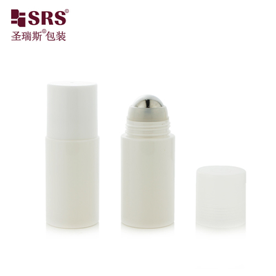 50 ml 60 ml 90 ml PET vide élégante boule à rouleaux bouteilles d' huile pour le corps en plastique