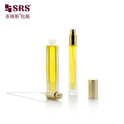 GSB2-10ML Luxe Pas de fuite Forme carrée Personnalisation Pulvérisateur Atomiseur Bouteille de parfum Parfum