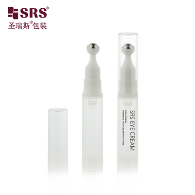 A0031 Injection personnaliser la couleur Ronde en rouleau sans air sur la bouteille Emballage Massage cosmétique sérum oculaire Bouteilles de pressage