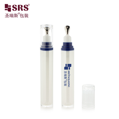 LR001-15ML de haute qualité sans fuite personnalisation acrylique sérum oculaire applicateur d'emballage cosmétique métal