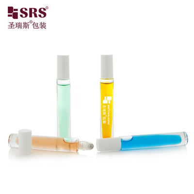 GB1-10 ml rouleau en verre à paroi épaisse sur bouteille avec capuchon en plastique en PP Solutions d'emballage écologiques et durables