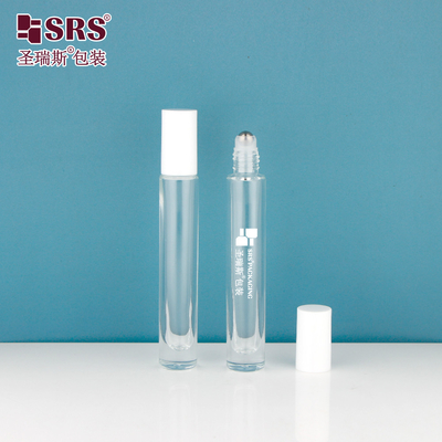 GB1-10ML Bouteille épaisse personnalisée avec capuchon en plastique PP PCR Emballage en verre à rouleaux pour parfum d'huile cosmétique et de soins de la peau