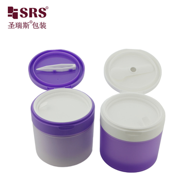 SRS1 120g 150g PP PCR recyclé en plastique écologique Gel capillaire, crème corporelle, bocal contenant du contenant
