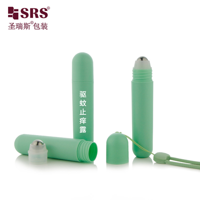 RPPG 25 ml Ronde PP PCR Eco Friendly Roll On Bottle Pour l'anti-transpirant Prêt à l'emploi pour les soins de la peau, emballage vide Massage avec boule d'acier