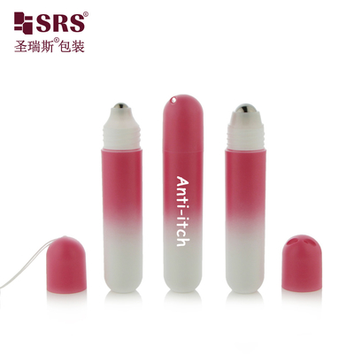 RPPG-25ML Gradient de peinture Couleur personnalisée Matte Finition Liquide anti-démangeaisons Pas de fuite Bouteille en rouleau Emballage vide