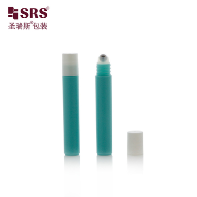 Applicateur à billes de couleur personnalisé à injection RPP rondes en plastique PP PCR Bouteille à billes d'acier à rouleaux vides pour sérum