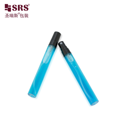 BLPP-10ML Taille de poche Mini Cute Tall Design Clear Transparent Glass Tube Pulvérisation de pompe de bouteille pour le parfum