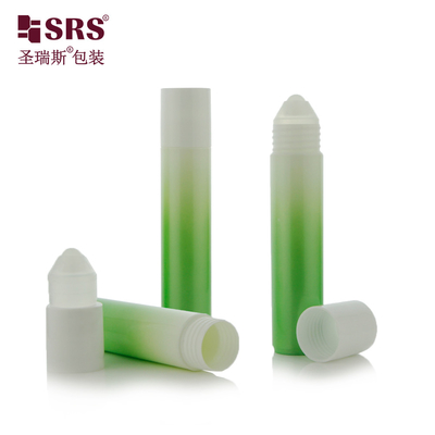 RPP-35ML Forme ronde PP PCR en plastique en rouleau sur une petite bouteille à bille pour le nettoyage Applicateur d'emballage de soins personnels liquide Aucune fuite