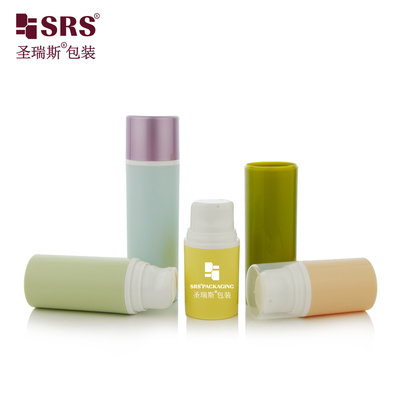 PA203A 15ML 30ML 50ML Bouteille sans air PP personnalisable pour sérum facile à imprimer Emballage cosmétique de marque