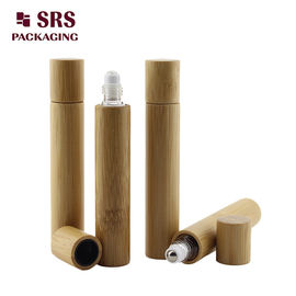 Bouteille en verre d'huile d'olive de 15 ml de vrai bambou sans fuite bonne bouteille de parfum de massage usine