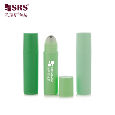 RPPF 20 ml plastique plat mat finition de surface PP PCR Injection personnalisée couleur verte rouleau sur bouteille Pour gel antitranspirant