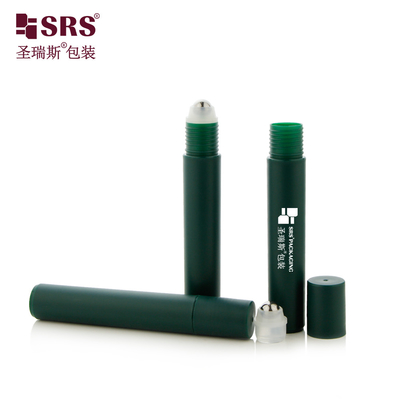 RPP-15ML cylindre rond injecter glacé rouleau fini sur bouteille avec 304 boule d'acier inoxydable pour le sérum d'essence capillaire