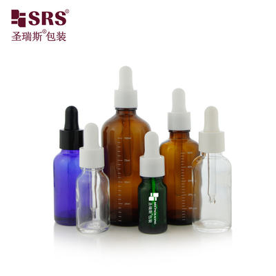 D001 Solution de stockage des huiles essentielles 18/415 Bouteilles en verre avec gouttelettes brillantes de 5 ml 10 ml 15 ml 20 ml 30 ml 50 ml 100 ml Tailles
