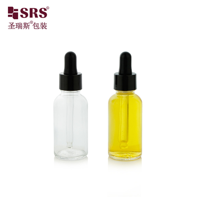 D001 Bouteilles de verre de haute qualité de 18/415 avec gouttelettes de précision pour huiles essentielles - Tailles de 5 ml à 100 ml