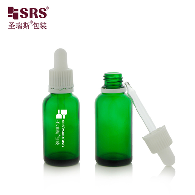 D004 Bouteille de gouttelette en verre de luxe de luxe personnalisée