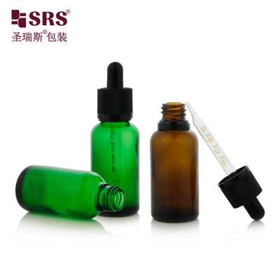 D006 TÉ Infiltration résistante à l'usure CRC Bouchon anti-enfants Bouteille en verre Couvercle gouttelette 5ml 10ml 15ml 20ml 30ml 50ml 100ml