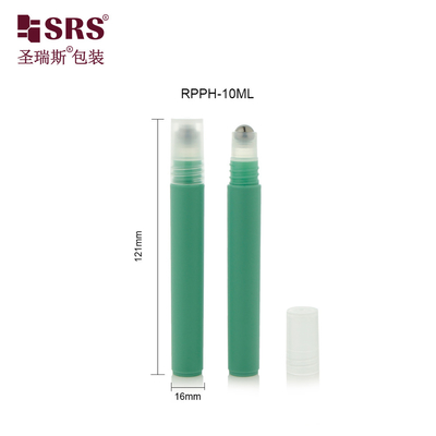 RPPH-10ML ((C) Antitranspirant en plastique liquide vide pour injection personnalisée Couleur verte avec bouchon en bulle d'acier PP Pas de fuite