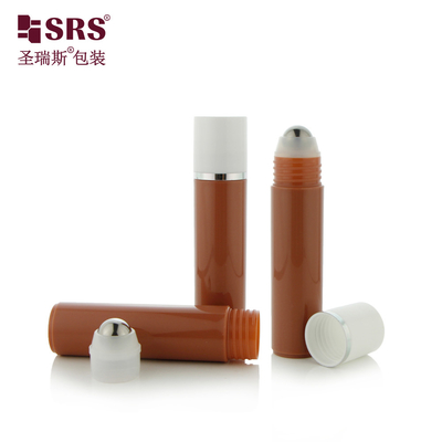 RPP-30ml Brown Opaque Couleur personnalisée Moule injectable Ronde Bouteille de gel de massage du cou de l' épaule