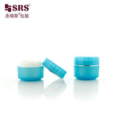 SRSI Des pots en plastique à finition mate et élégante Idéal Emballage en PP semi-translucide pour les crèmes pour les yeux Les gels pour le visage Les délices de soins de la peau