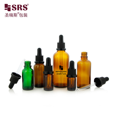 D012 Forme ronde Bouteille de gouttelette d'huile essentielle vide Personnalisation Logo couleur imprimé Aucune fuite Contenant