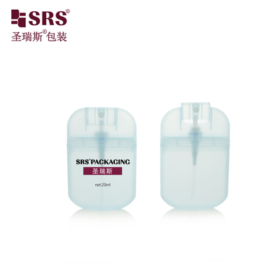 PWU006 Injection semi-transparente en forme de carte bleue Pompe à pulvérisation Bouteille de brume fine pour parfum