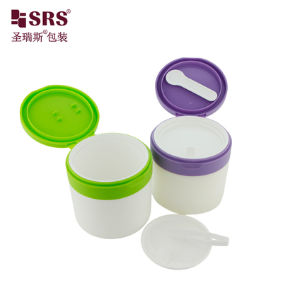 SRS1 120g 150g Injection Couleur Personnalisée Plastique PP PCR Recyclé Pot Crème Contenant Emballage