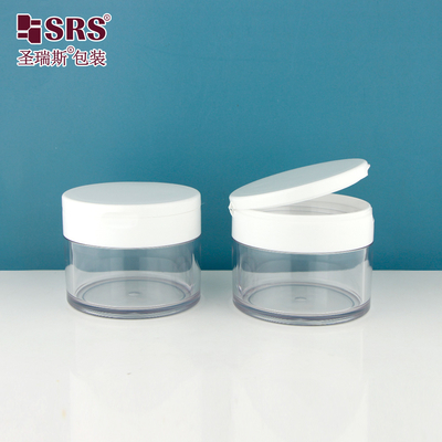 PETG003 200g 250g 200g 250g Pot à crème pour cheveux et corps en PETG avec bouchon rabattable Injection Emballage couleur personnalisée