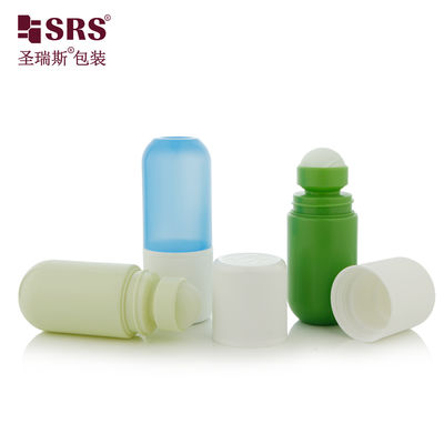 RPPA1-50ML Bouteille à bille en plastique à fond rond en PP PCR pour emballage antitranspirant CRC