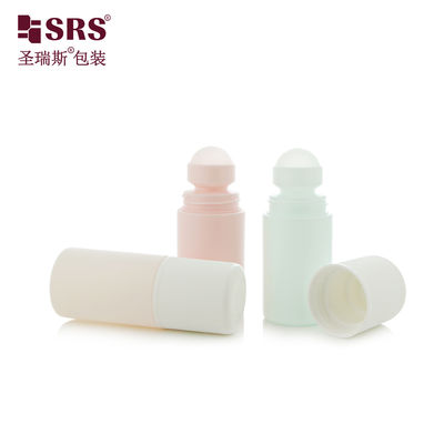RPPC1-60ML CR Cap double paroi 2 oz PCR PP Matériau recyclé Bouteille à bille à rouleaux pour gel de massage