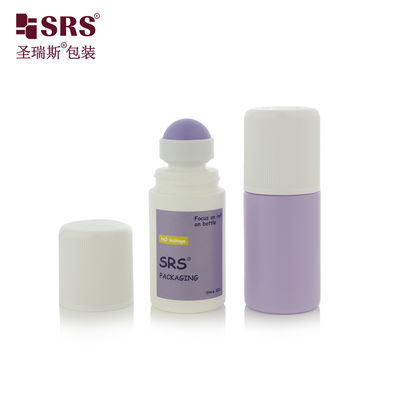 RPPC1-60ML CRC Bouchon sécurité enfant Injection Ribbed Forme Ronde Plate 2oz PP Bouteille à bille pour liquide anti-démangeaison