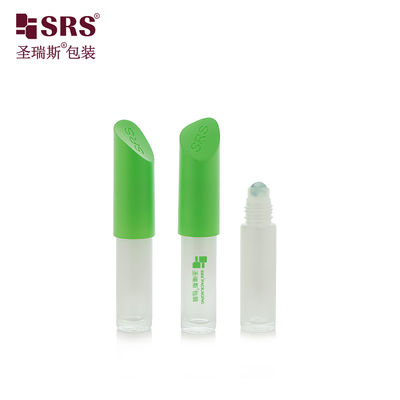 SRS Bouteille à rouleaux en verre à bouchon unique moulé sur mesure ¥ 10 ml Solution anti-fuite pour huiles de soins de la peau
