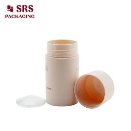 récipient de déodorant en plastique de forme ronde de couleur et de forme injectable 30g 50g 75g