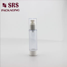 A027 bouteille plastique transparente essence cosmétique pompe sérum bouteille sans air