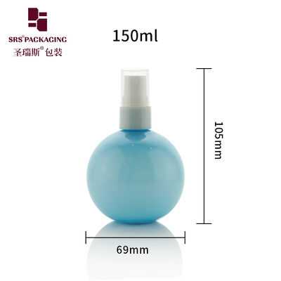 Q150H78N20 Bouteille de pulvérisateur en plastique en PET de couleur bleue personnalisée avec brume fine pour le parfum