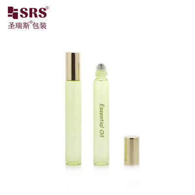 BLP-10ML Bouteille de bouteille à rouleaux d'huile de tube de verre transparent vide sans fuite