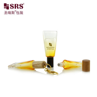 GB3 10ML Tube Vide Forme Paroi Épaisse Verre Bille Rouleau Huile Essentielle Bouteille Pas de Fuite