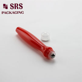 Ruloir en plastique PETG sur bouteille en boule métallique lotion sérique 15 ml tubes en plastique cosmétique vides