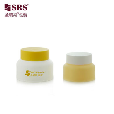 SRST 30g 50g 80g 100g Double paroi en plastique PP pot de crème conteneur emballage cosmétique en gros