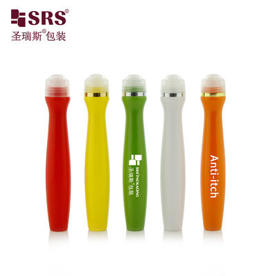 Recyclable PETG Roller Ball Bottle 360 Degree Massage Design for Body And Facial Serum Oil