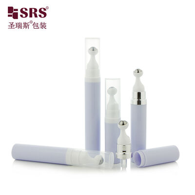 Snap Sealed PP Airless Massage Bottle Dustproof Empty Cosmetic Vial for Gel Lotion Eye Treatment Packaging