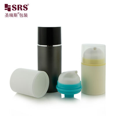 Recycled PP Airless Bottle Custom Color Cosmetic Lotion Pump Bottle for Skincare Cream Essence