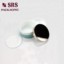 contenant 200 ml de crème cosmétique blanche noire et grise en plastique vide