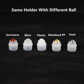 Conception de taille différente disponible sur mesure support de bouchon d'insertion en plastique avec différentes boules à rouleaux