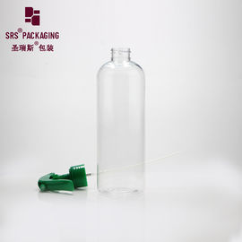 250 ml de pompe à vis verte PET transparente, vide, pulvérisateur de brouillard et flacon pour animaux de compagnie