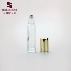 10 ml de bouteille en verre transparente et vide d' essence d' huile rafraîchissante pour soins de la peau