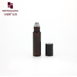 PET en plastique ambre vide mini 10 ml en rouleau élégant sur le rouge à lèvres