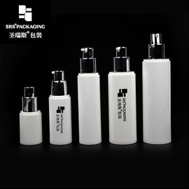 bouteille de lotion pour soins de la peau blanche vide recycle 100ml 80ml 50ml pompe sans air