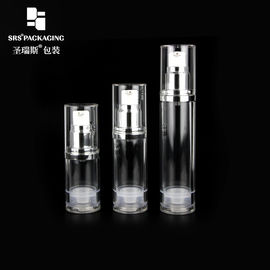 AS bouteille vide de 15 ml 30 ml 50 ml en plastique cosmétique sans pompe à air